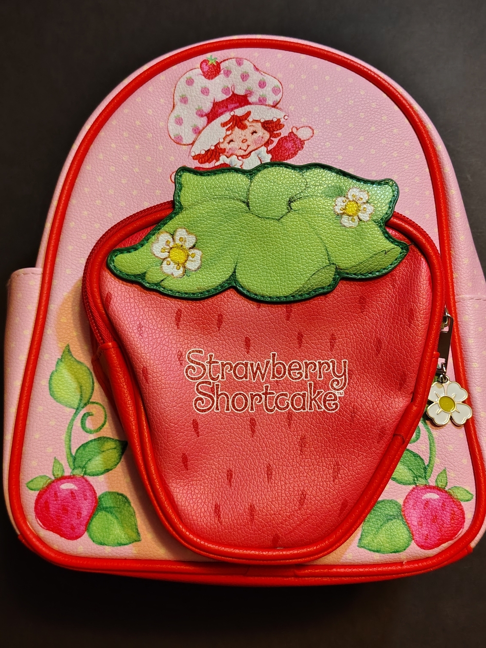 Strawberry Shortcake Pink & Red Backpack